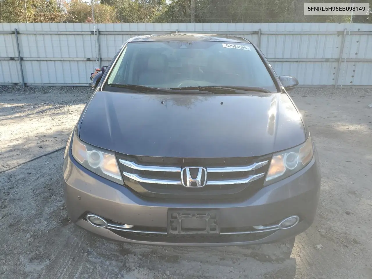 5FNRL5H96EB098149 2014 Honda Odyssey Touring
