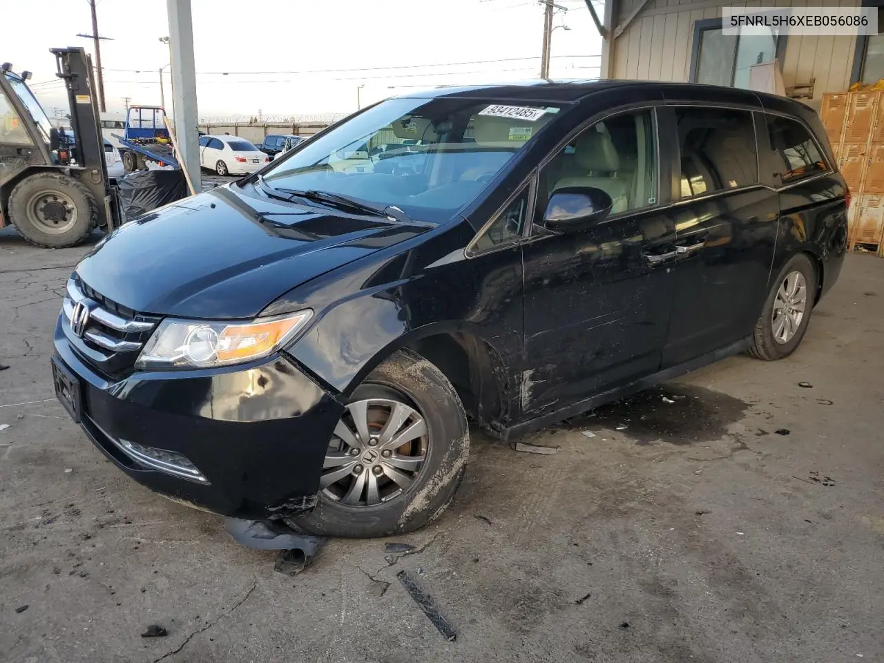 5FNRL5H6XEB056086 2014 Honda Odyssey Exl