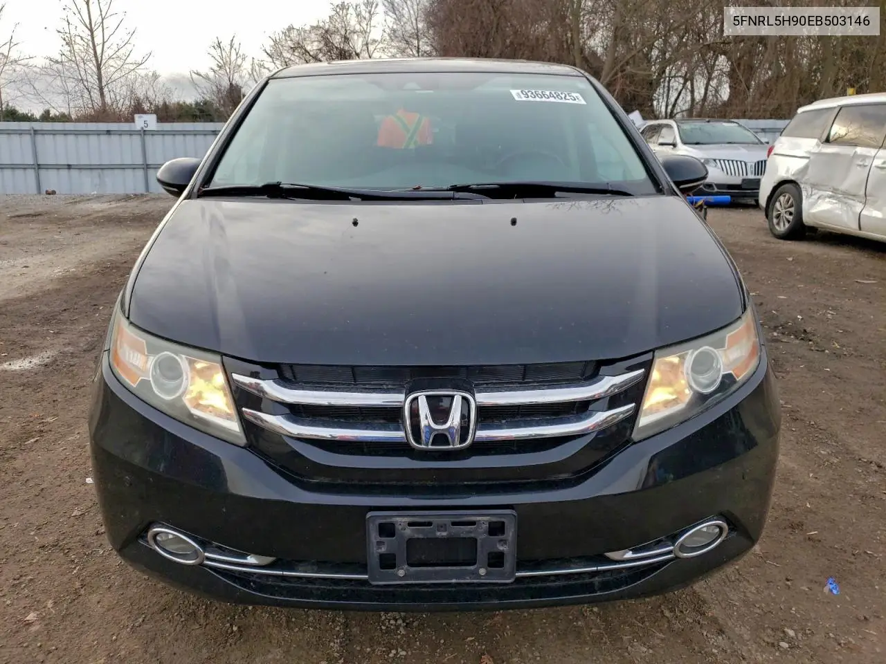 5FNRL5H90EB503146 2014 Honda Odyssey Touring