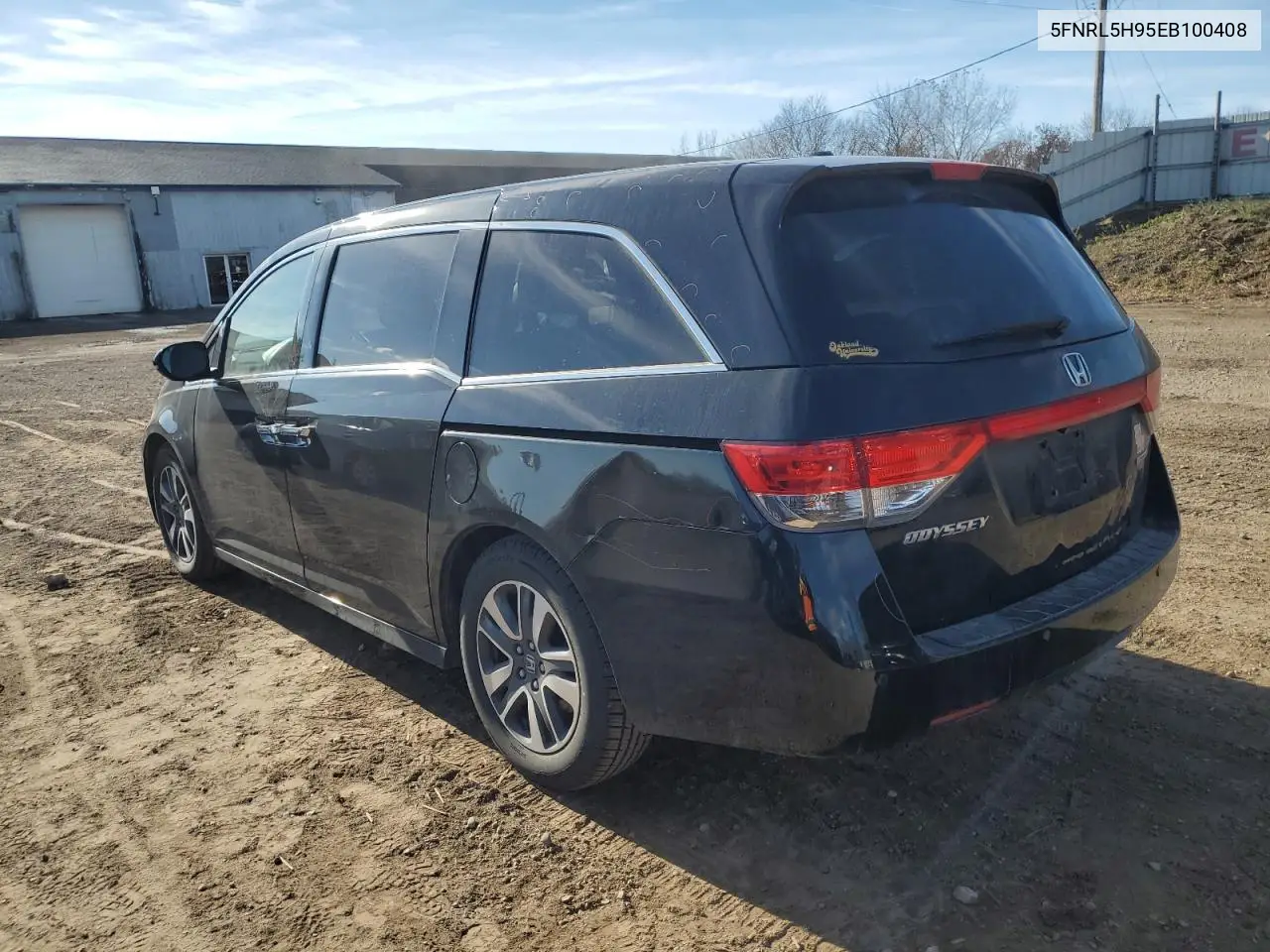 5FNRL5H95EB100408 2014 Honda Odyssey Touring