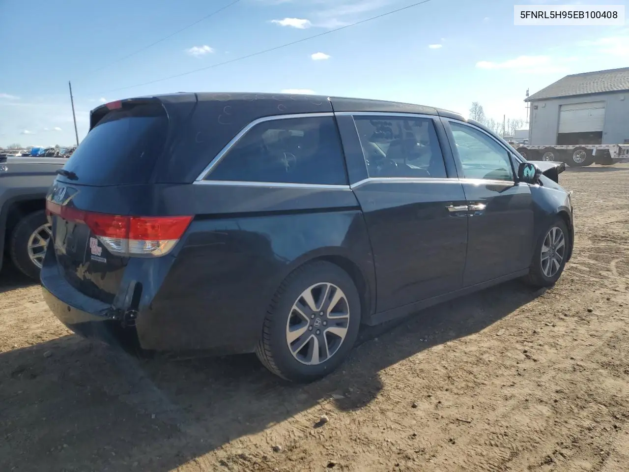 5FNRL5H95EB100408 2014 Honda Odyssey Touring