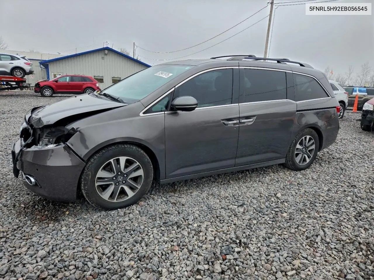 5FNRL5H92EB056545 2014 Honda Odyssey Touring