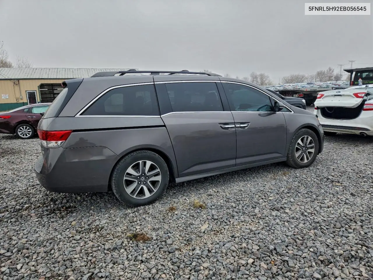 5FNRL5H92EB056545 2014 Honda Odyssey Touring