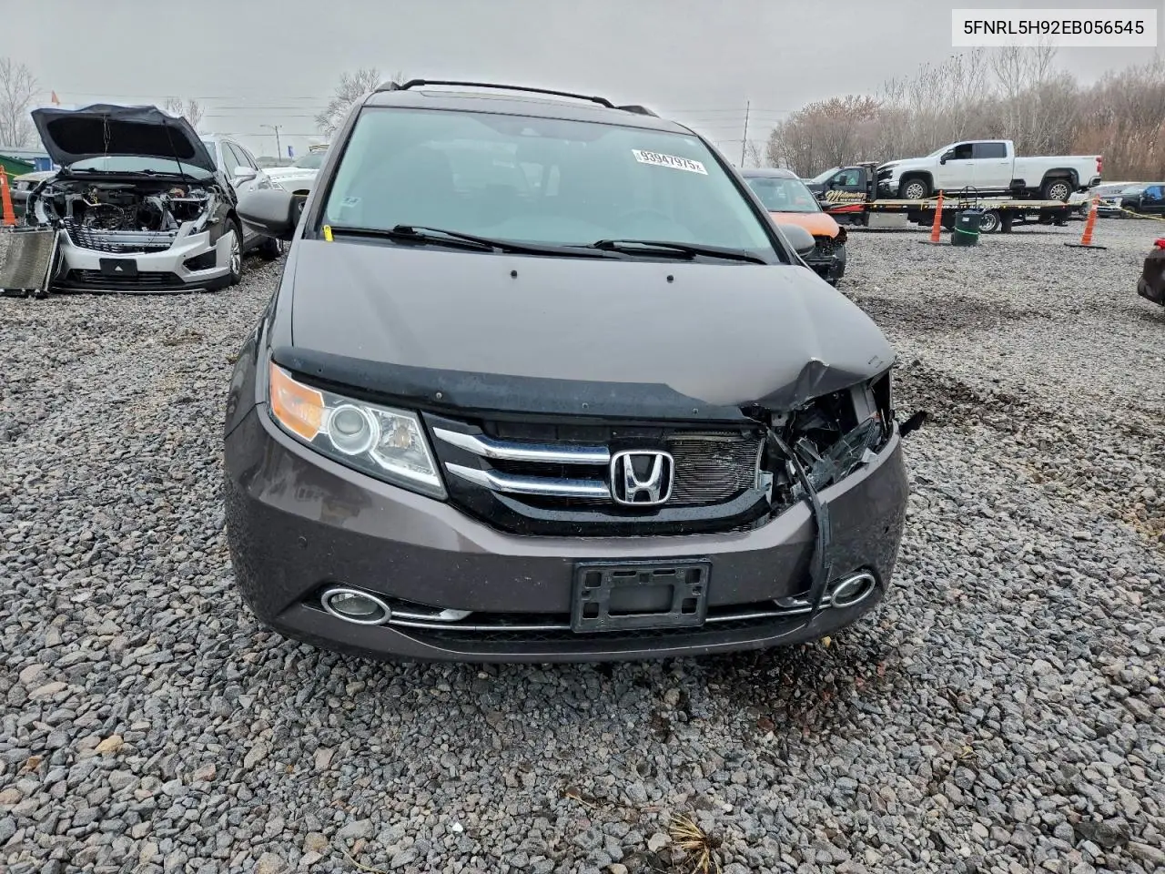 5FNRL5H92EB056545 2014 Honda Odyssey Touring