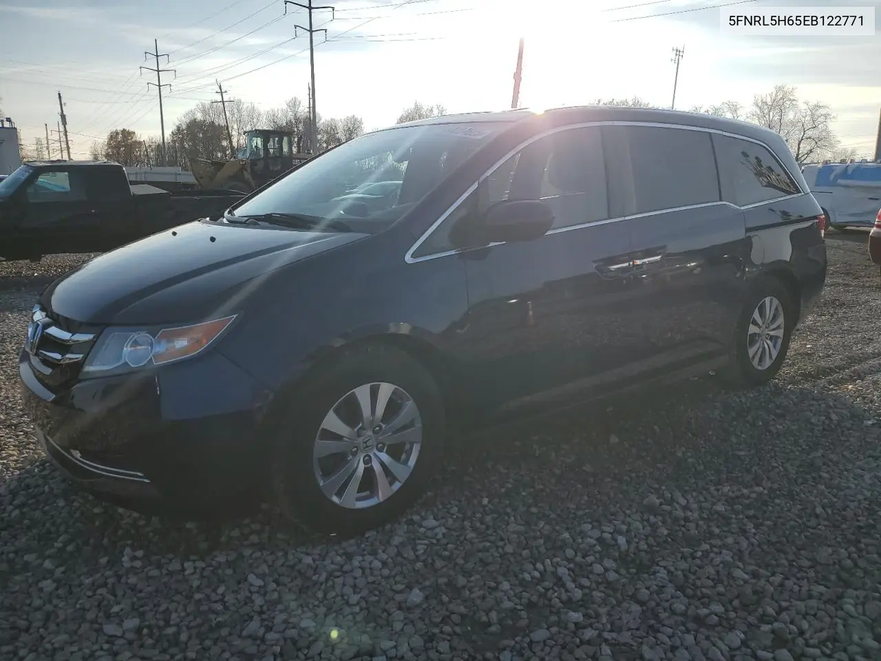 5FNRL5H65EB122771 2014 Honda Odyssey Exl