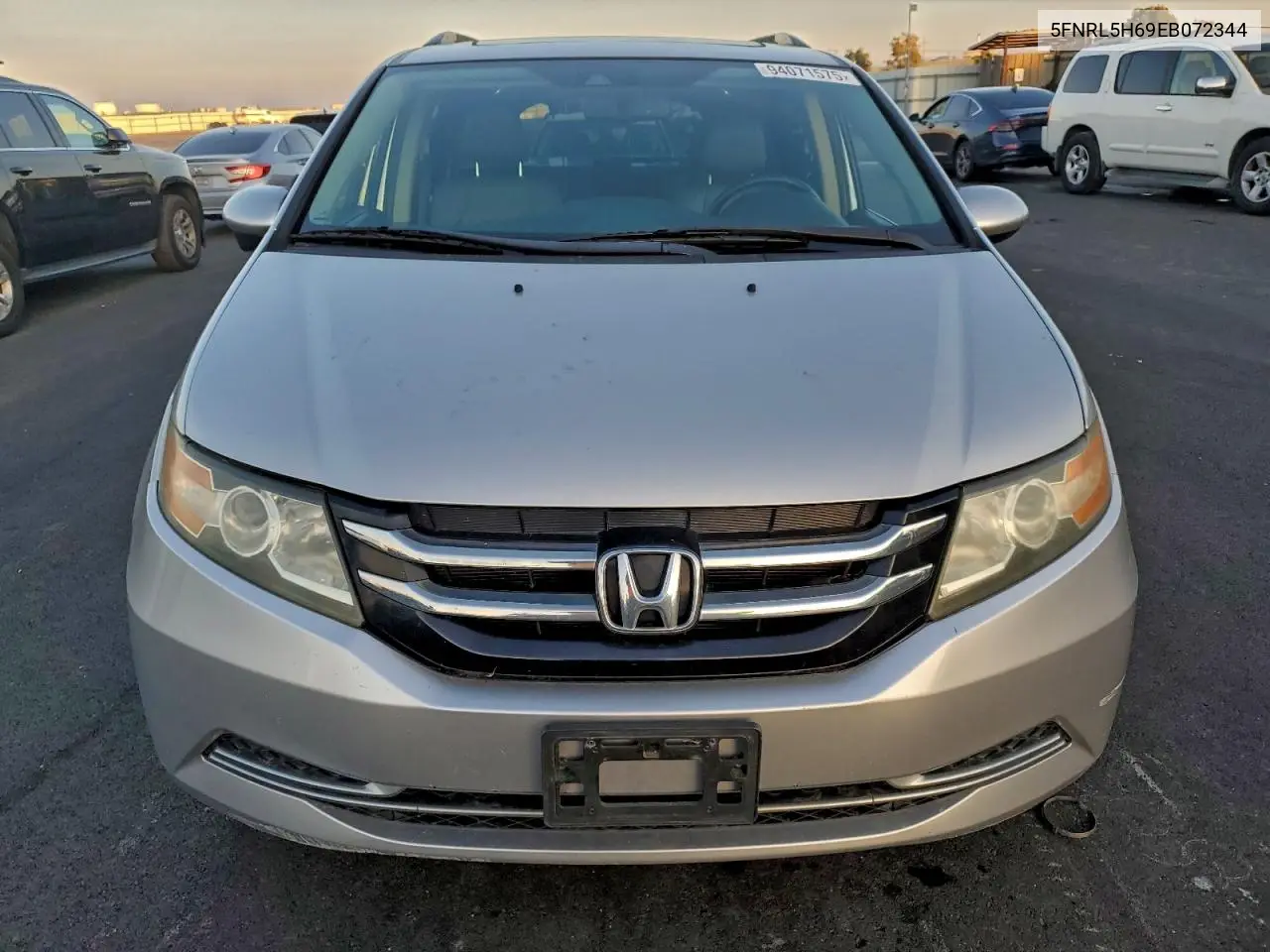 5FNRL5H69EB072344 2014 Honda Odyssey Exl