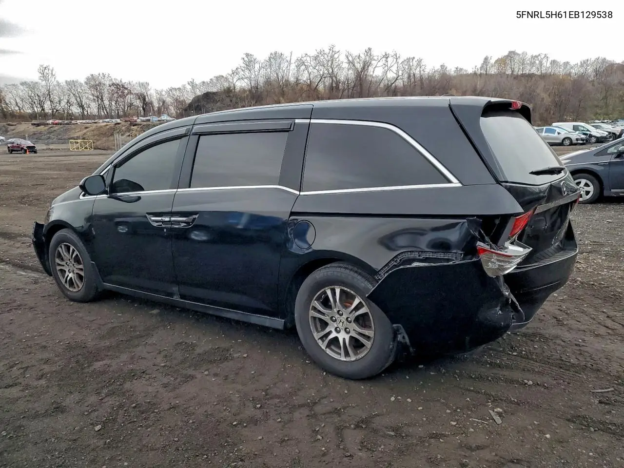 5FNRL5H61EB129538 2014 Honda Odyssey Exl