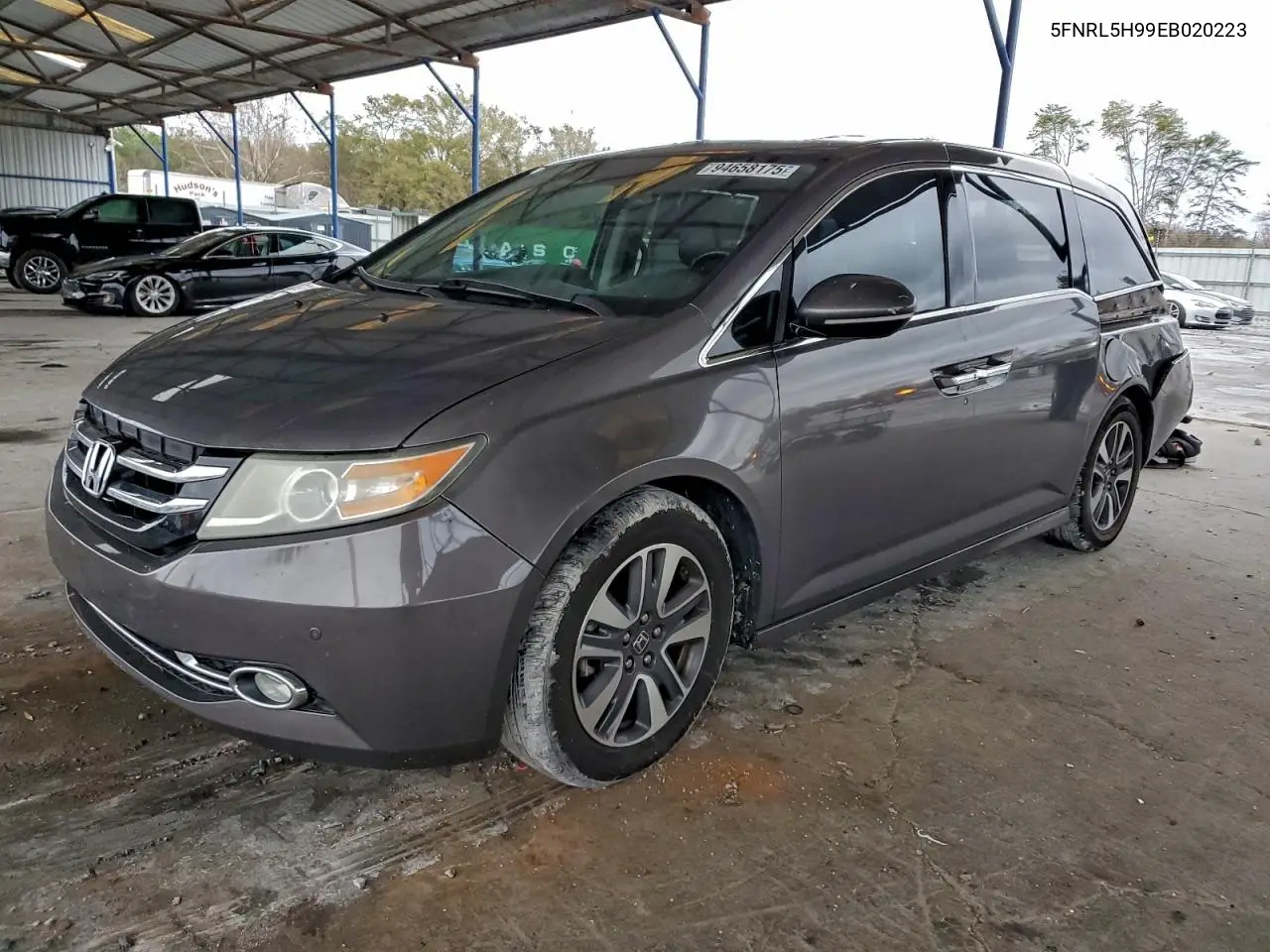 5FNRL5H99EB020223 2014 Honda Odyssey Touring