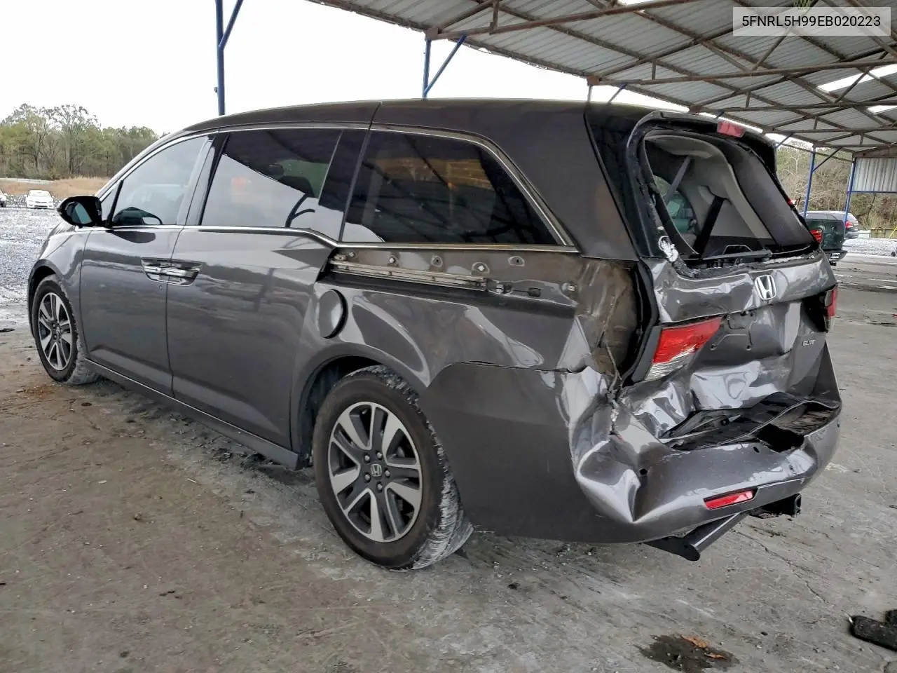 5FNRL5H99EB020223 2014 Honda Odyssey Touring