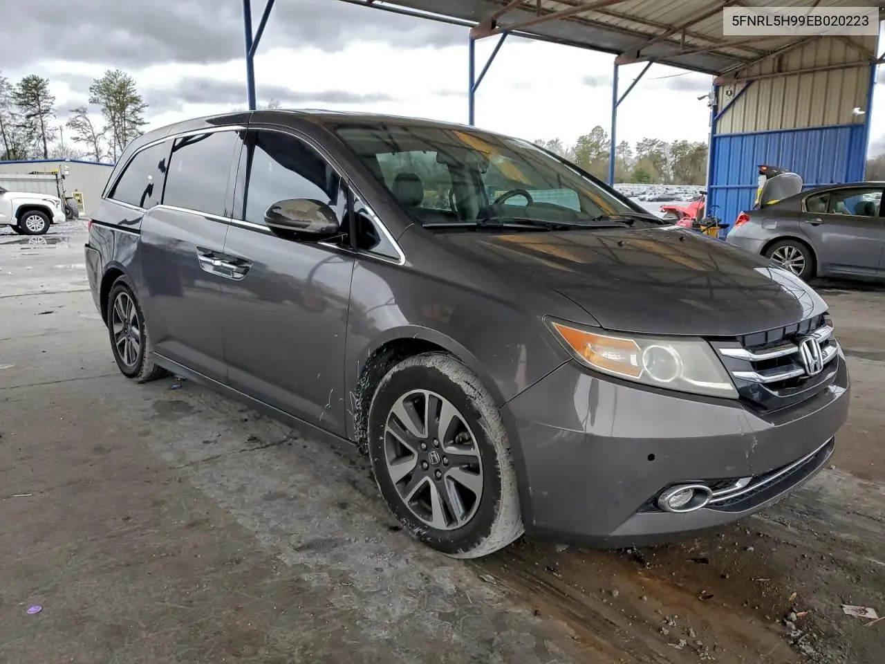 5FNRL5H99EB020223 2014 Honda Odyssey Touring