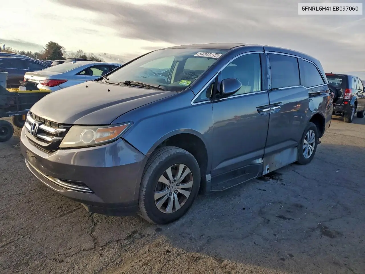 5FNRL5H41EB097060 2014 Honda Odyssey Ex