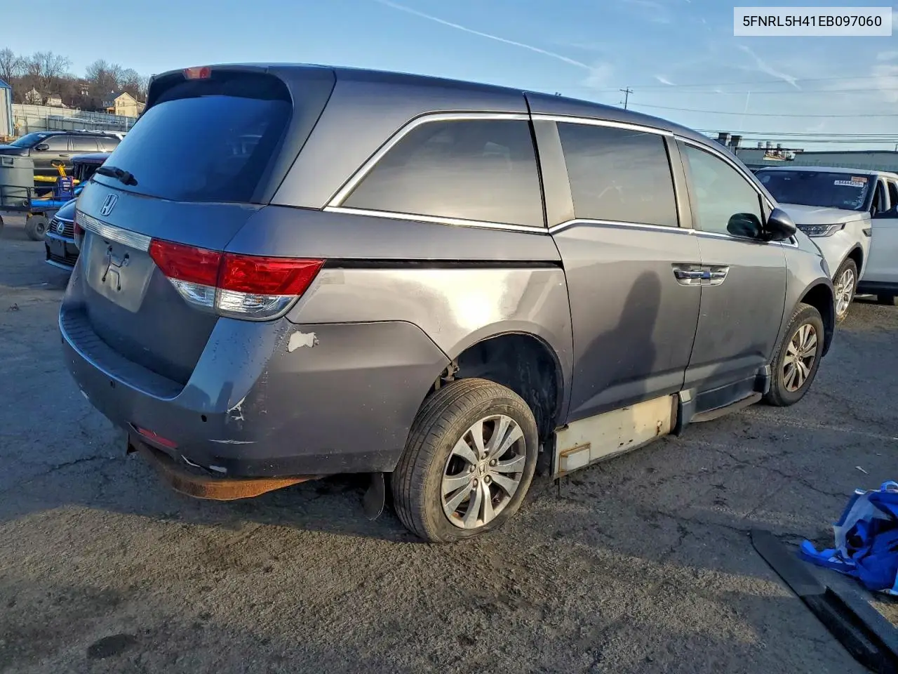 5FNRL5H41EB097060 2014 Honda Odyssey Ex