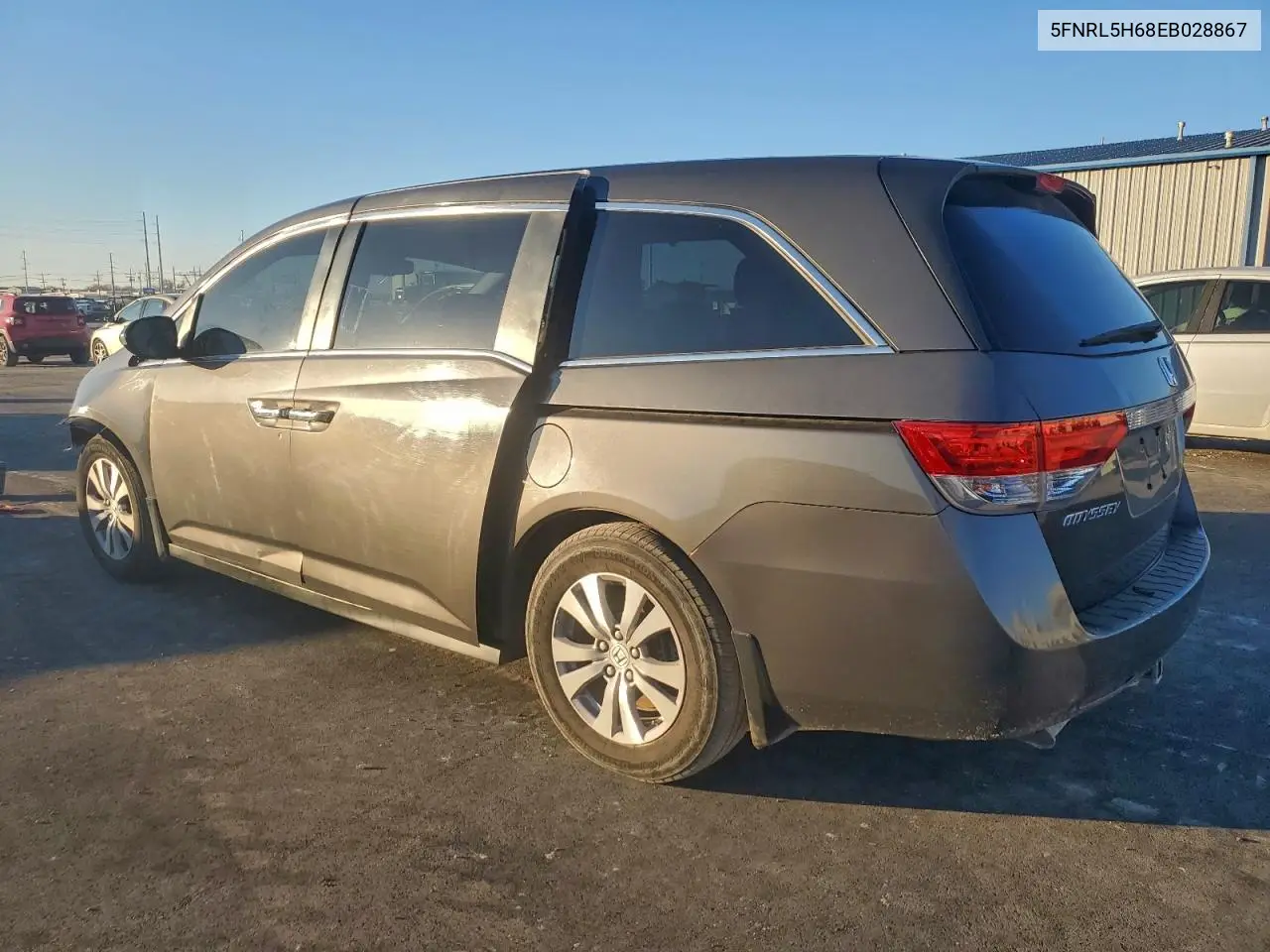 5FNRL5H68EB028867 2014 Honda Odyssey Exl