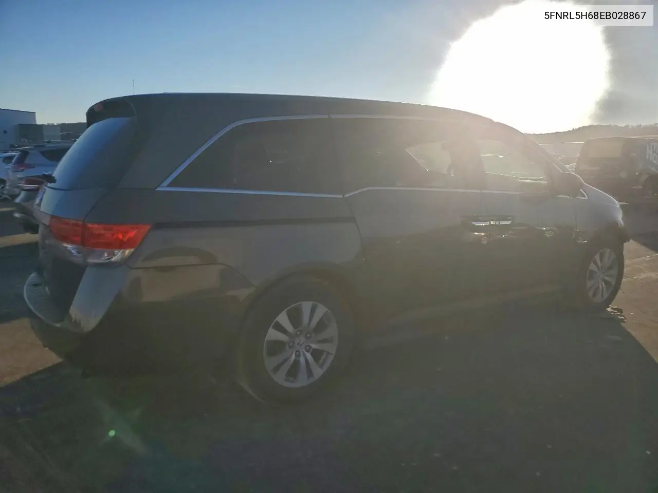 5FNRL5H68EB028867 2014 Honda Odyssey Exl