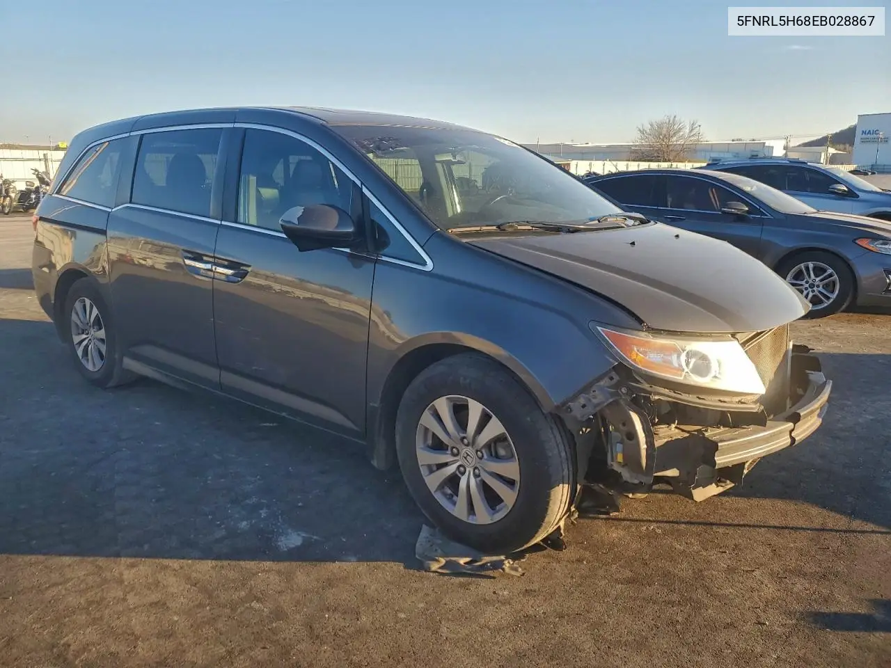 5FNRL5H68EB028867 2014 Honda Odyssey Exl