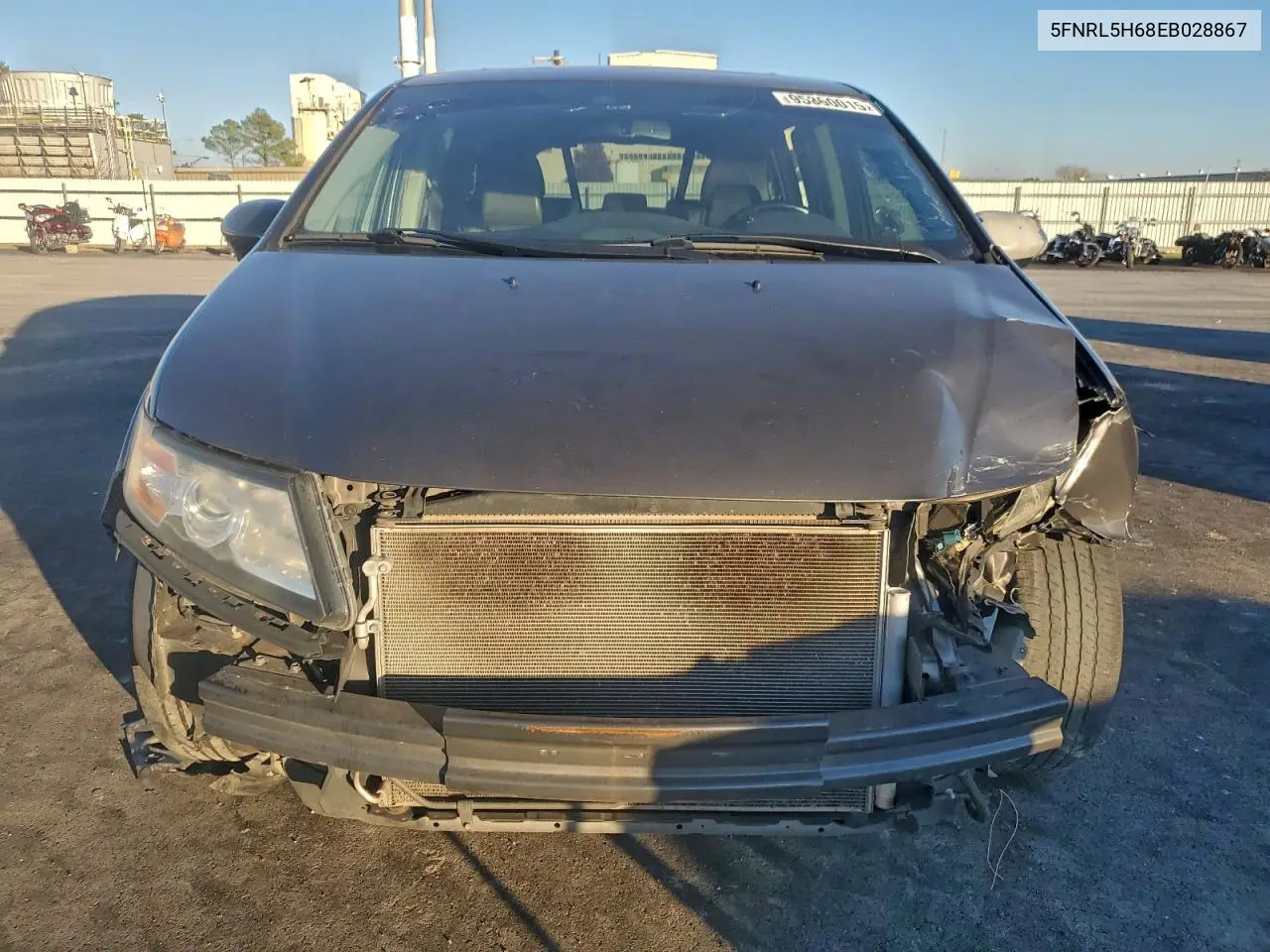 5FNRL5H68EB028867 2014 Honda Odyssey Exl