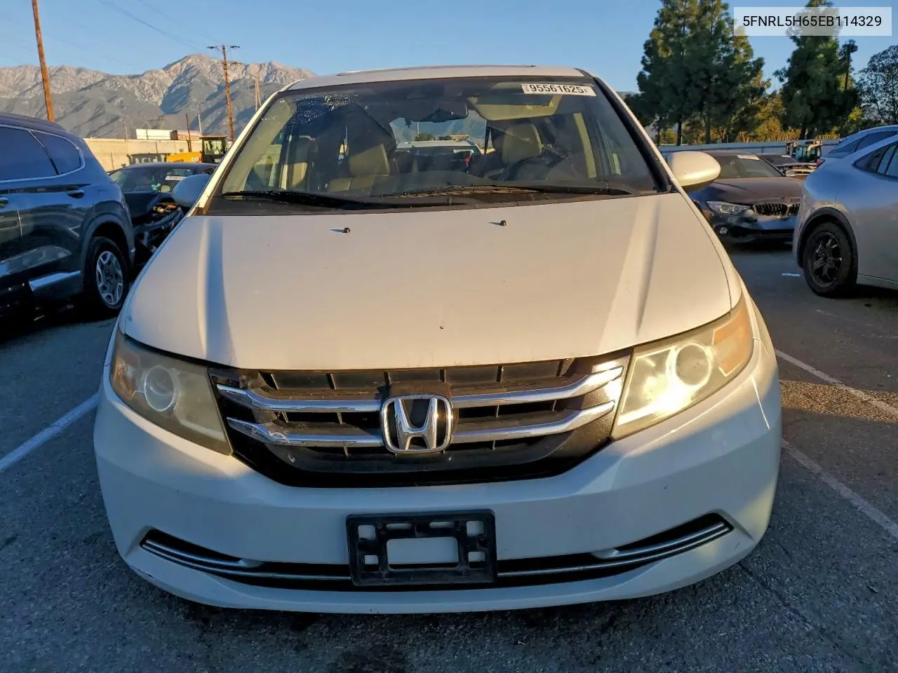 5FNRL5H65EB114329 2014 Honda Odyssey Exl