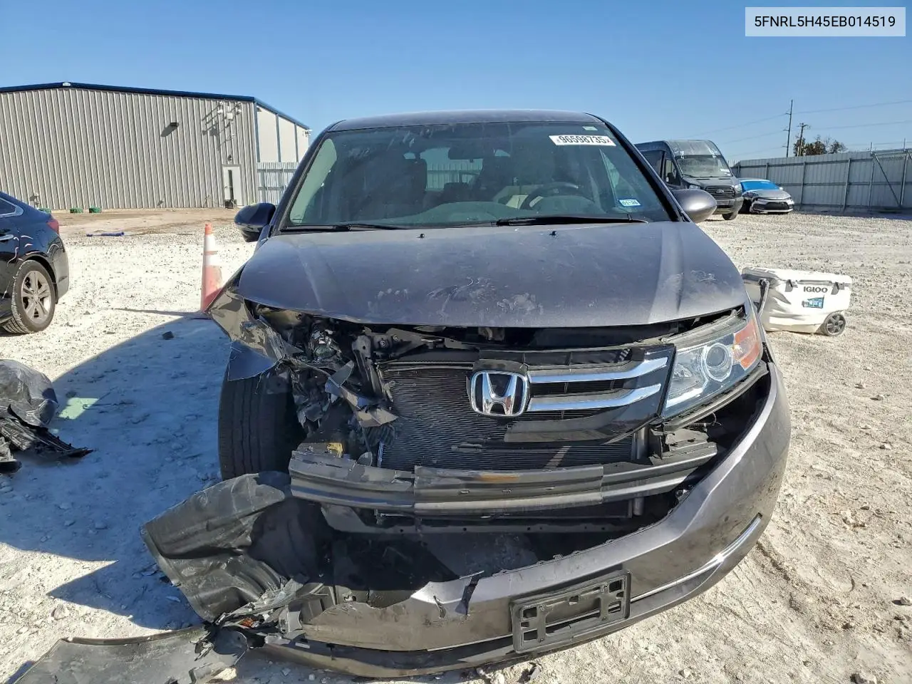 5FNRL5H45EB014519 2014 Honda Odyssey Ex