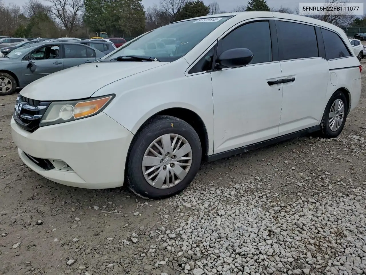 5FNRL5H22FB111077 2015 Honda Odyssey Lx