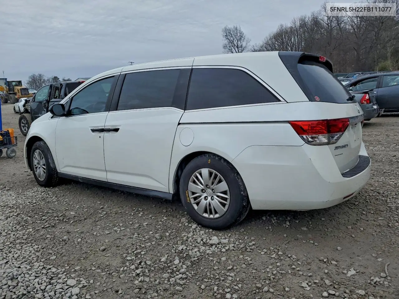 5FNRL5H22FB111077 2015 Honda Odyssey Lx