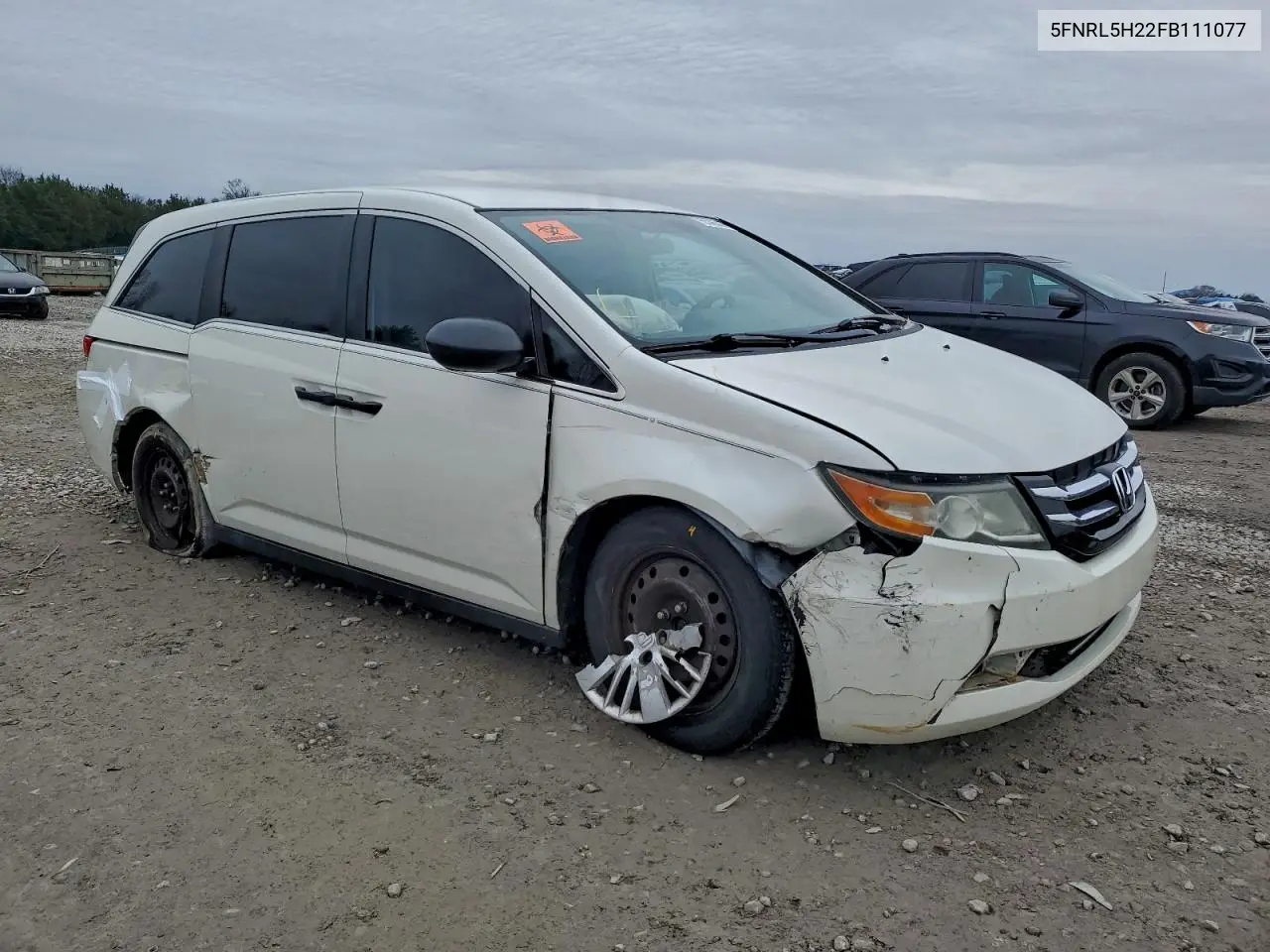 5FNRL5H22FB111077 2015 Honda Odyssey Lx