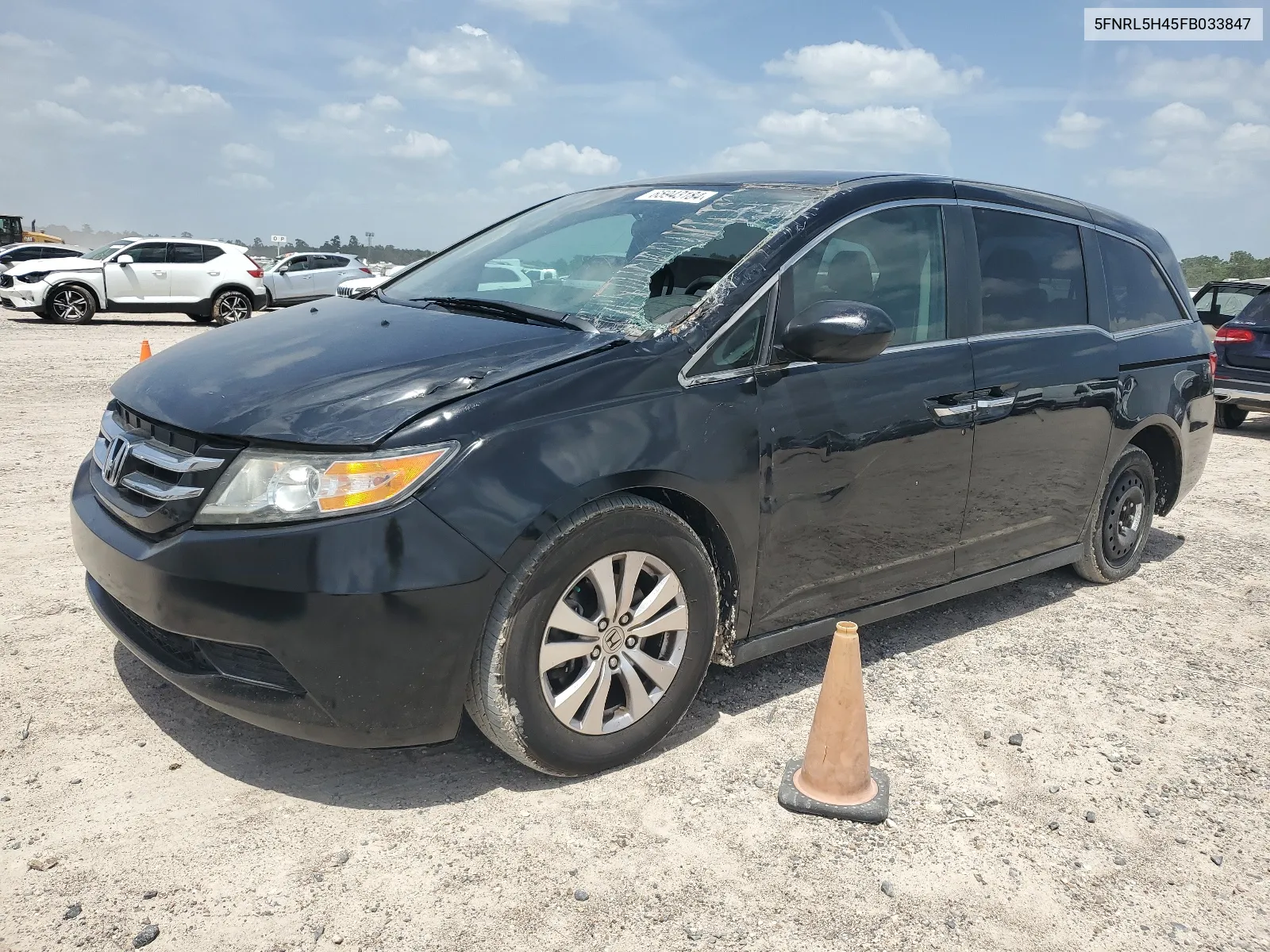 5FNRL5H45FB033847 2015 Honda Odyssey Ex