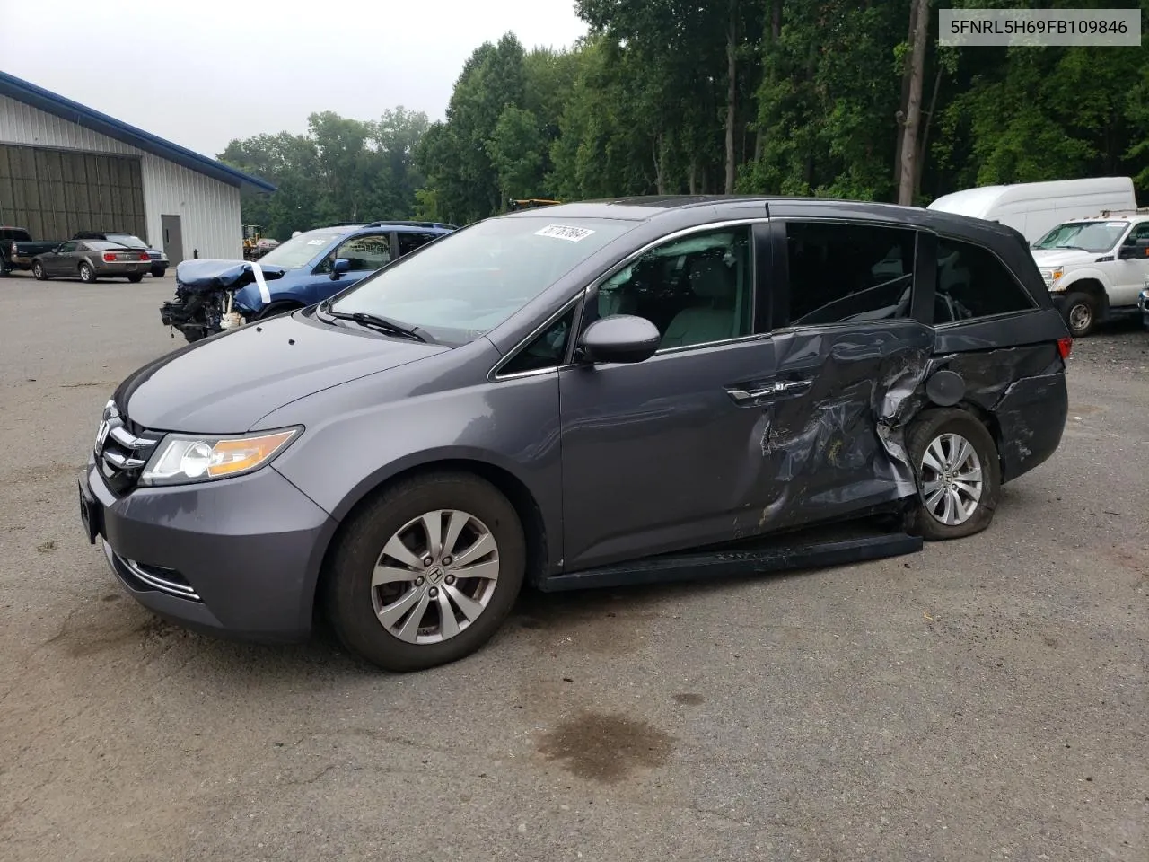 2015 Honda Odyssey Exl VIN: 5FNRL5H69FB109846 Lot: 67767864