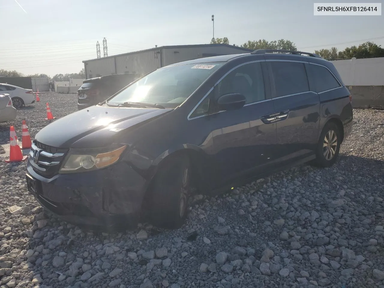 2015 Honda Odyssey Exl VIN: 5FNRL5H6XFB126414 Lot: 70811214