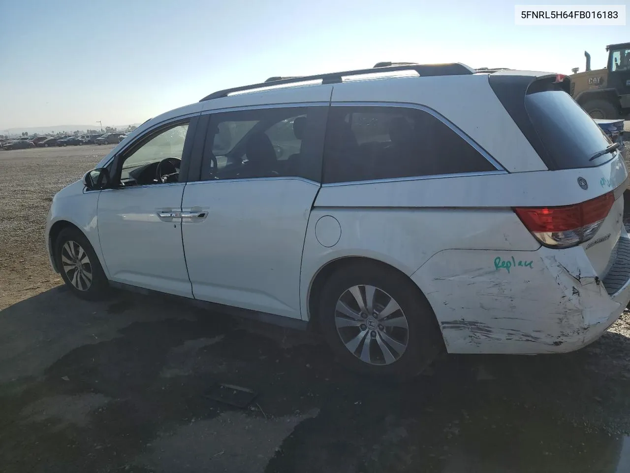 5FNRL5H64FB016183 2015 Honda Odyssey Exl