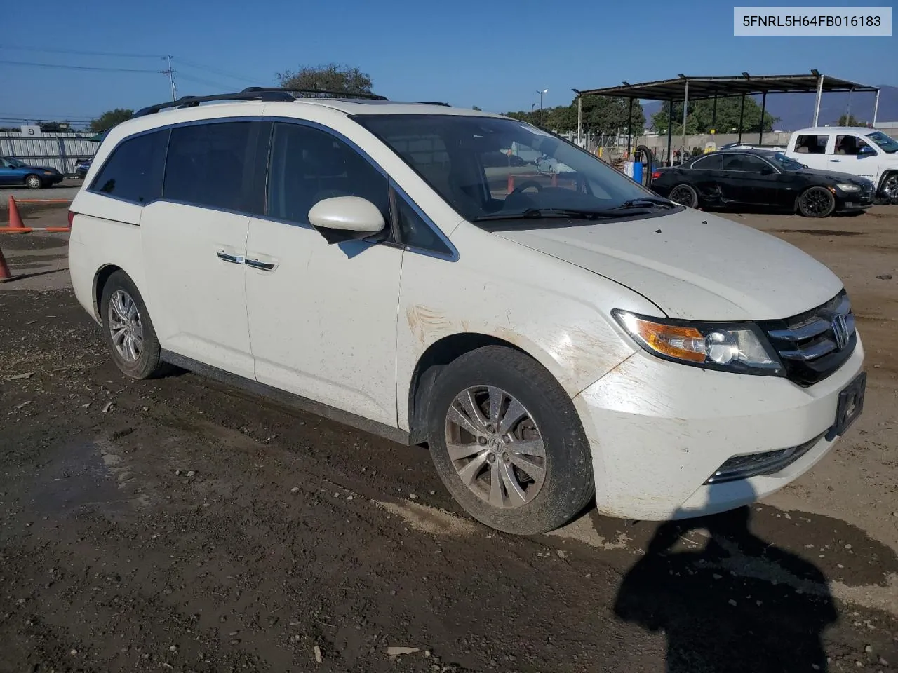 2015 Honda Odyssey Exl VIN: 5FNRL5H64FB016183 Lot: 72408154