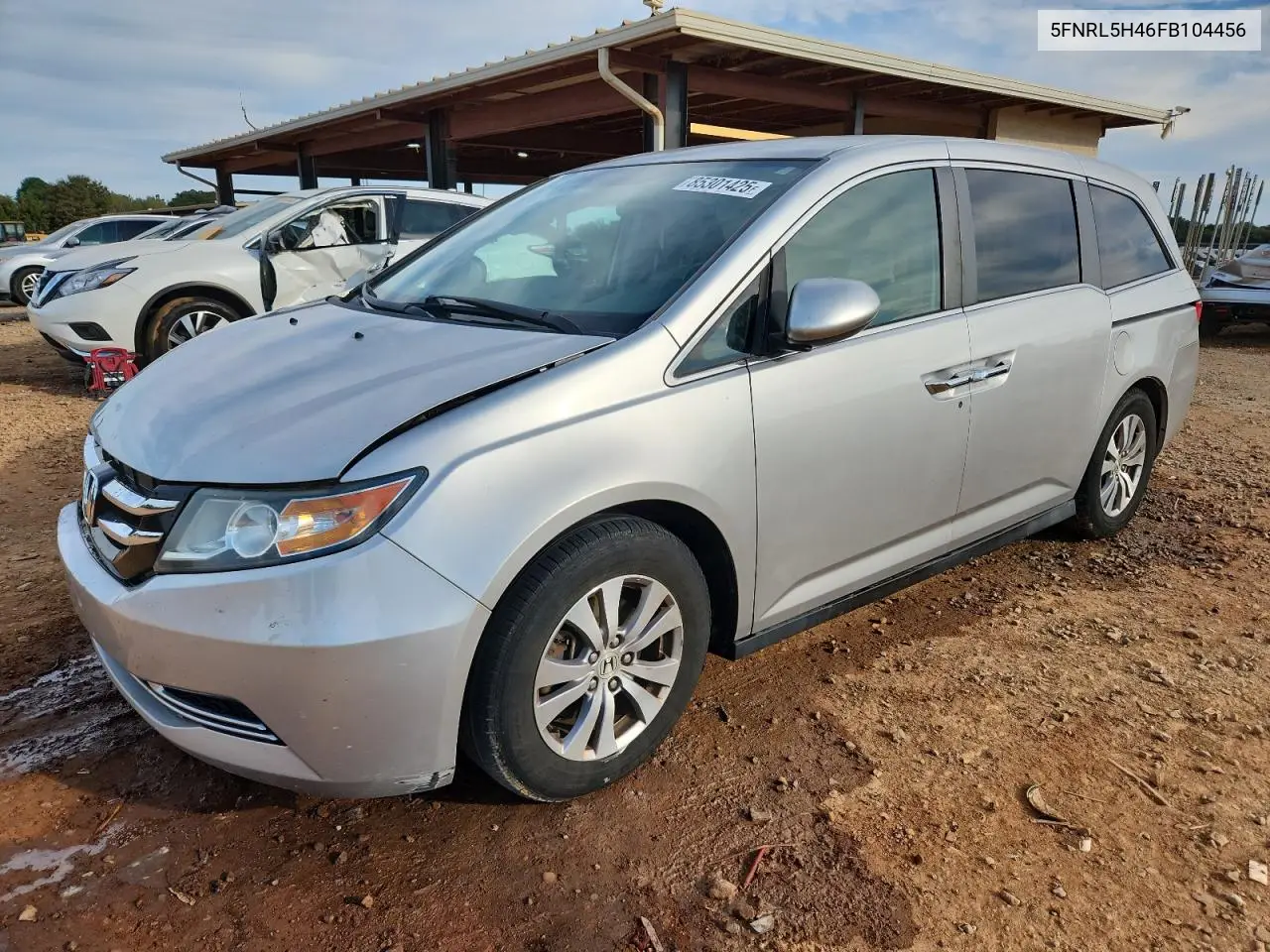 5FNRL5H46FB104456 2015 Honda Odyssey Ex