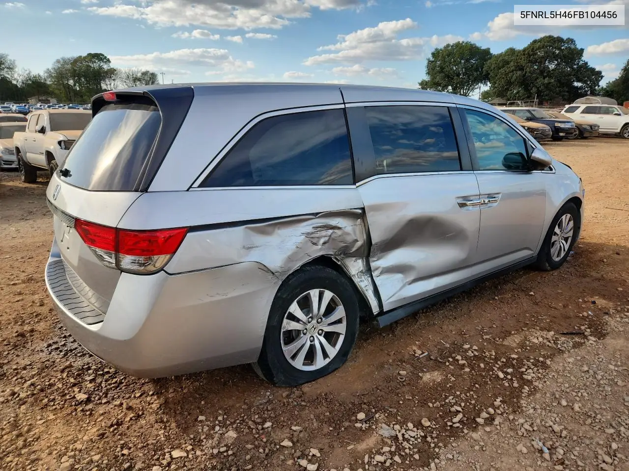 5FNRL5H46FB104456 2015 Honda Odyssey Ex