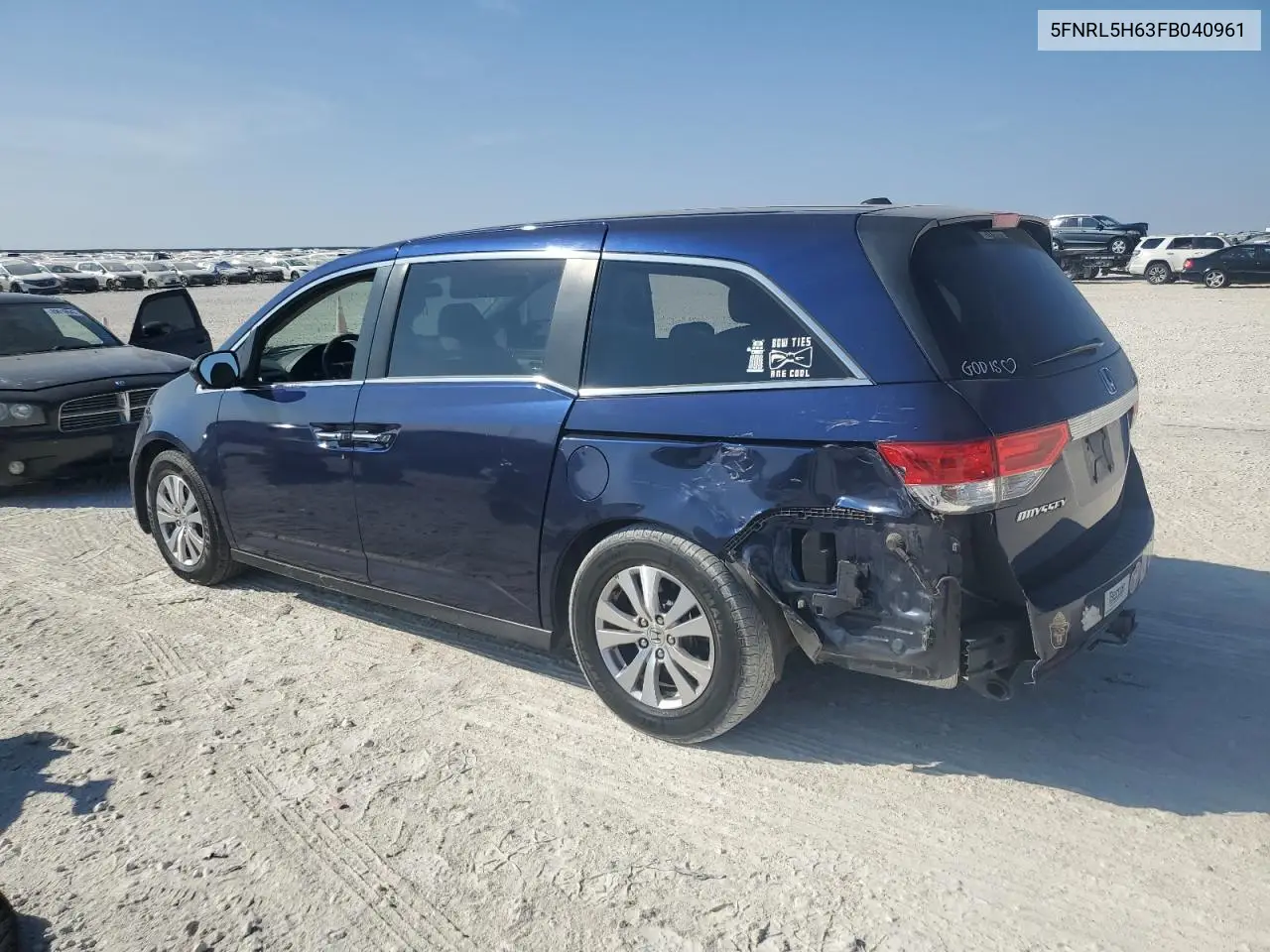 5FNRL5H63FB040961 2015 Honda Odyssey Exl