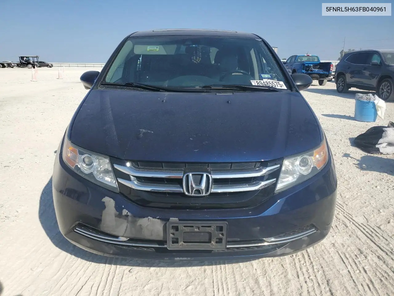5FNRL5H63FB040961 2015 Honda Odyssey Exl