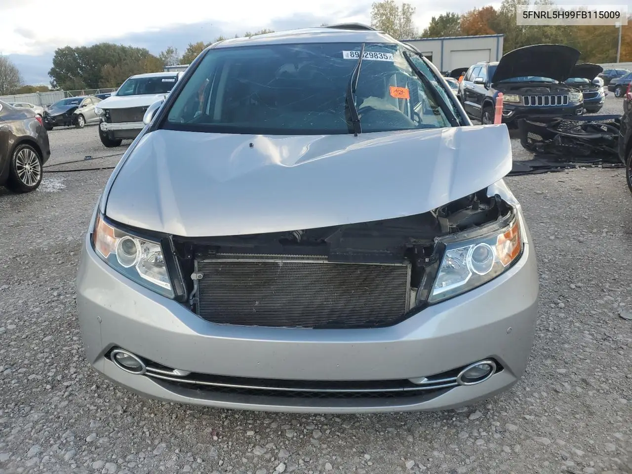 5FNRL5H99FB115009 2015 Honda Odyssey Touring