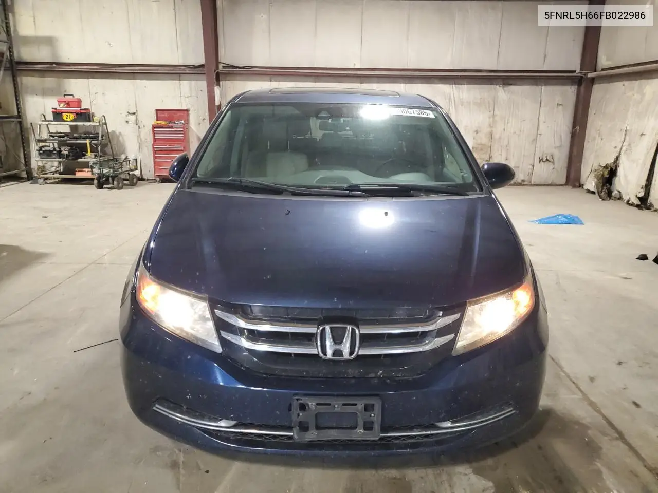 5FNRL5H66FB022986 2015 Honda Odyssey Exl