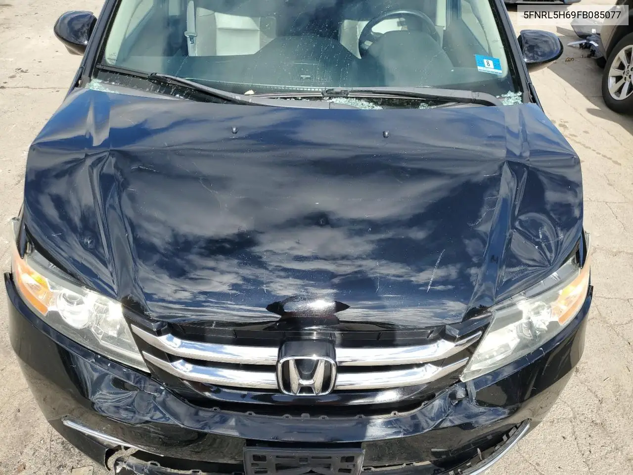 5FNRL5H69FB085077 2015 Honda Odyssey Exl