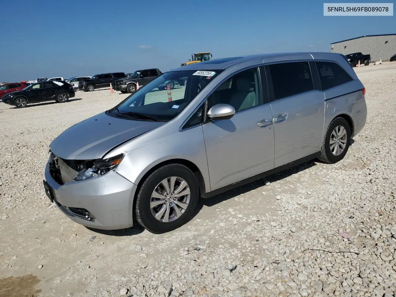 5FNRL5H69FB089078 2015 Honda Odyssey Exl