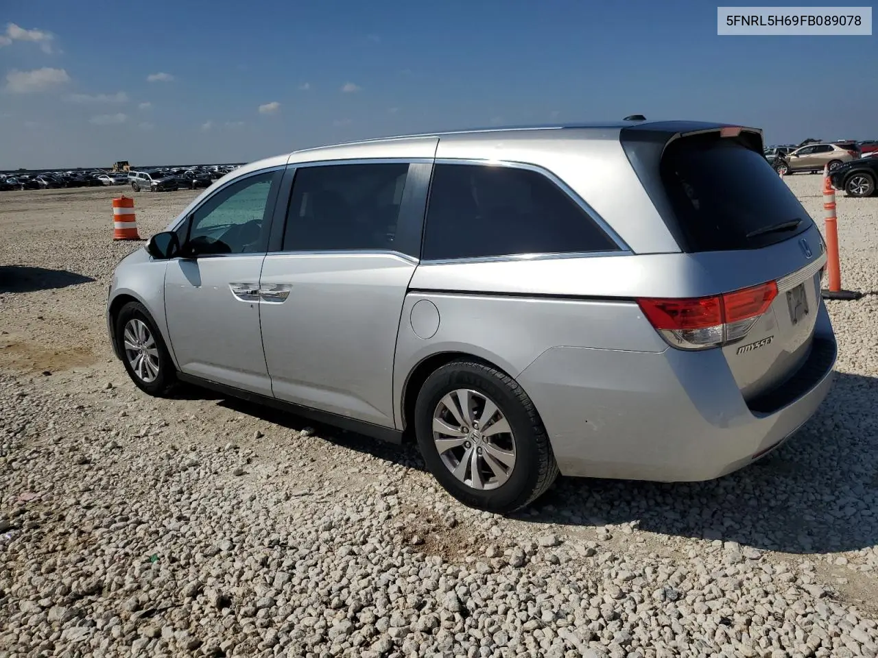 5FNRL5H69FB089078 2015 Honda Odyssey Exl