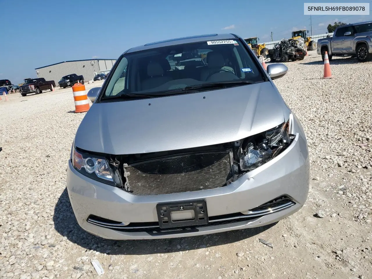 5FNRL5H69FB089078 2015 Honda Odyssey Exl