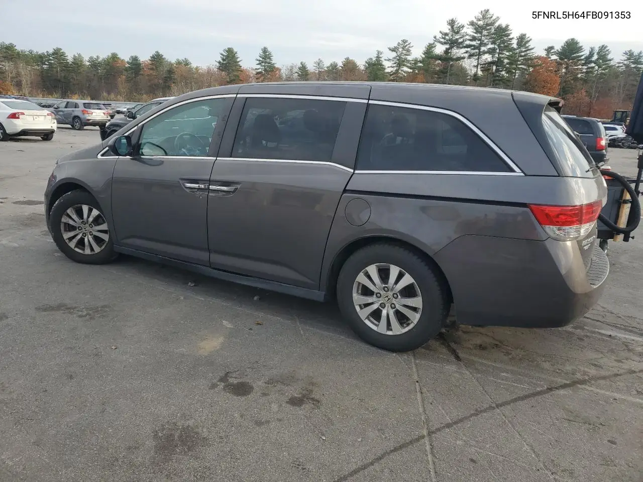 5FNRL5H64FB091353 2015 Honda Odyssey Exl