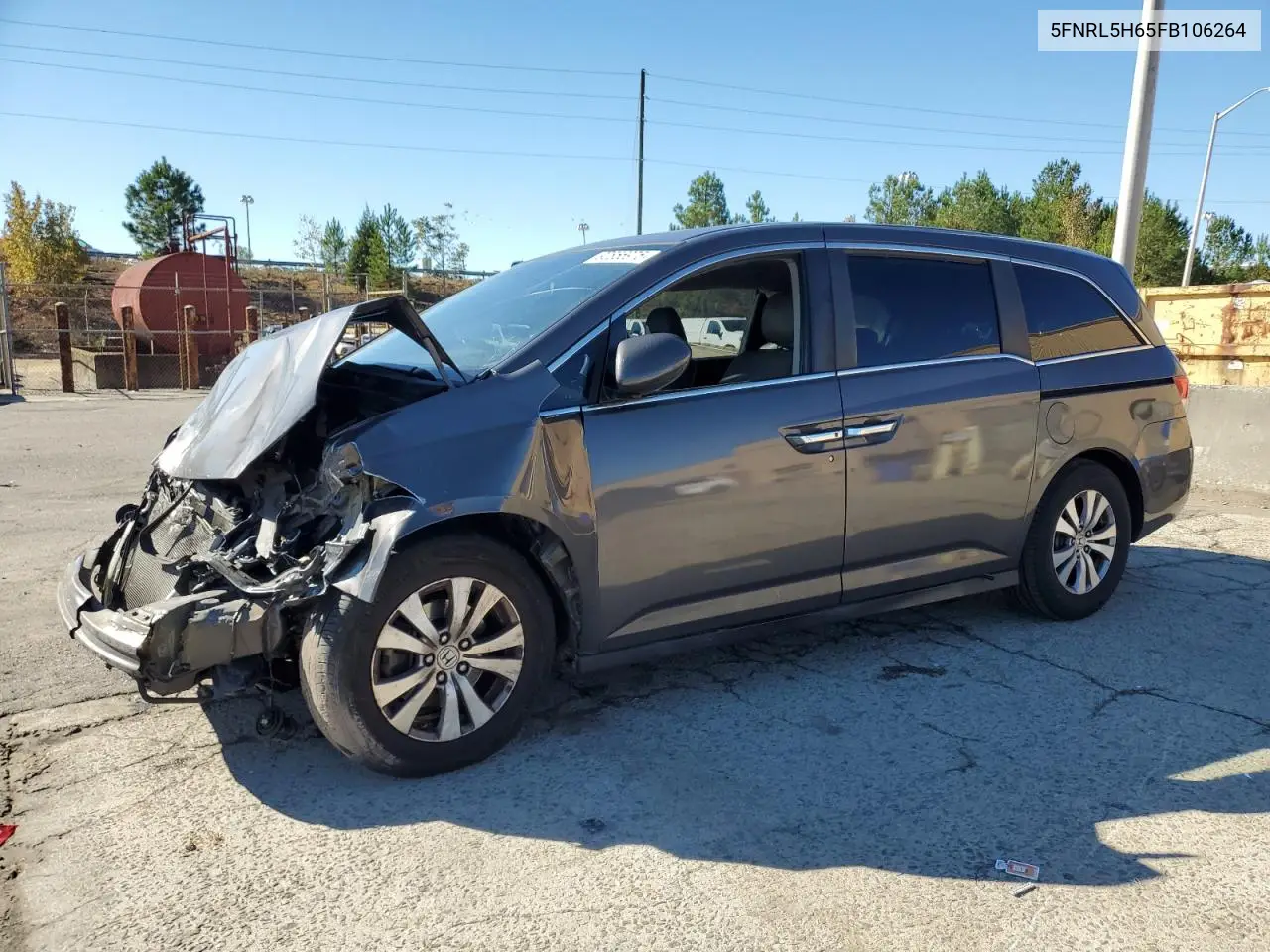 5FNRL5H65FB106264 2015 Honda Odyssey Exl