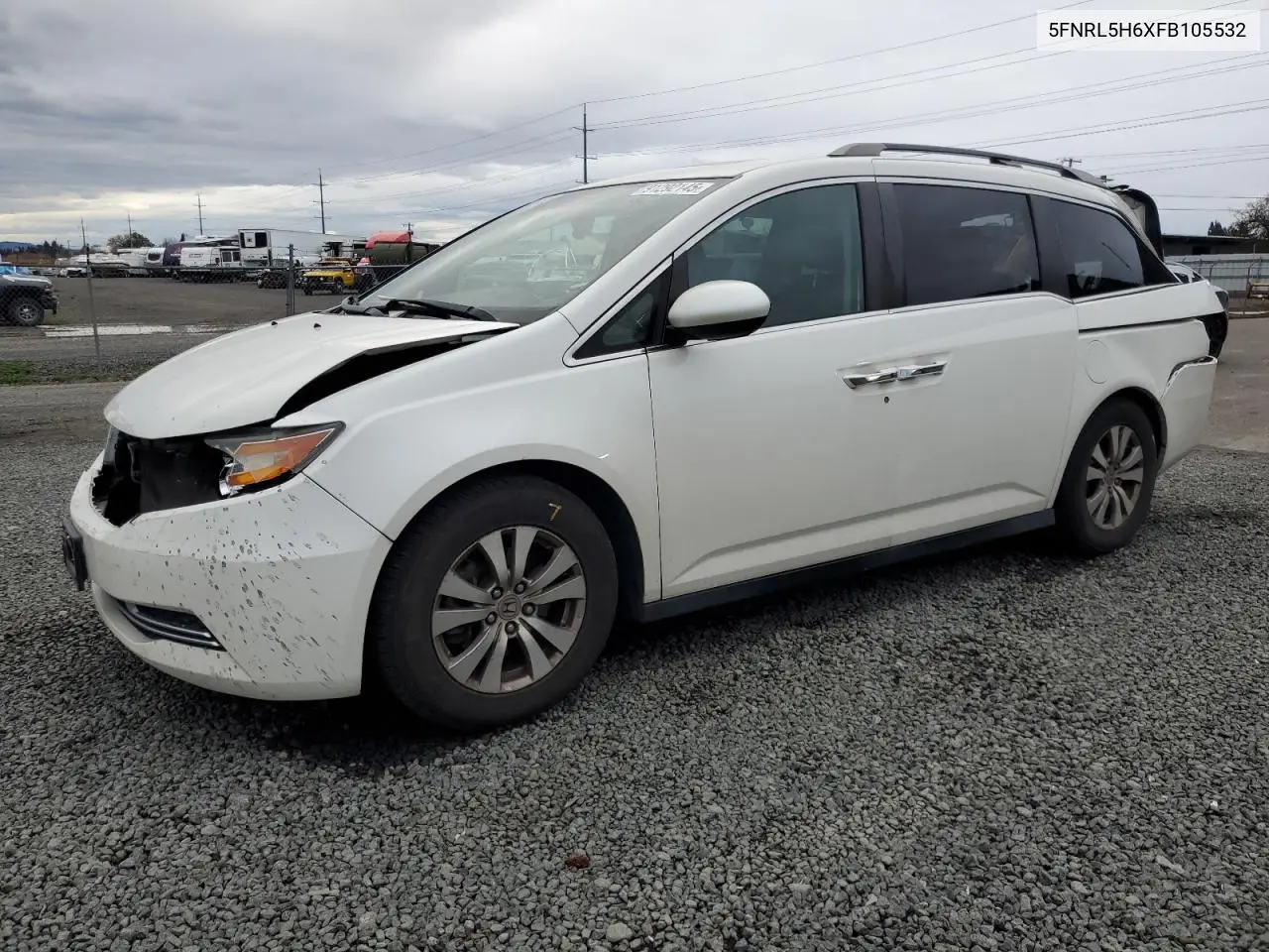 5FNRL5H6XFB105532 2015 Honda Odyssey Exl