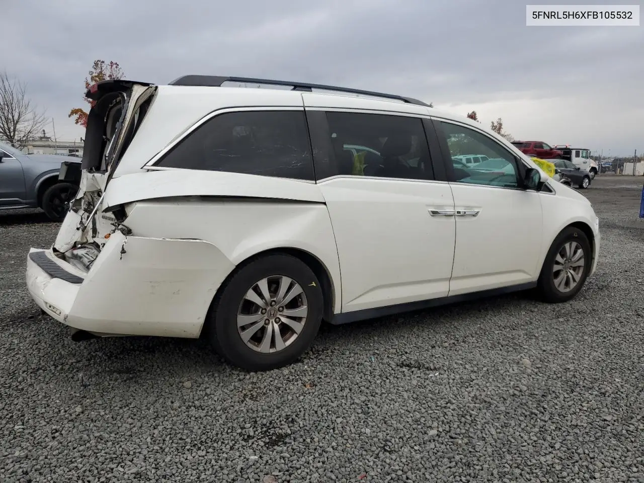 5FNRL5H6XFB105532 2015 Honda Odyssey Exl
