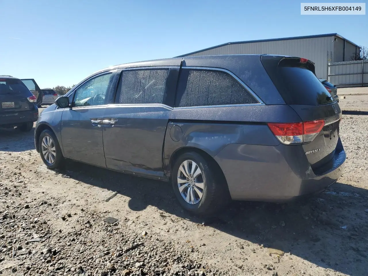 5FNRL5H6XFB004149 2015 Honda Odyssey Exl