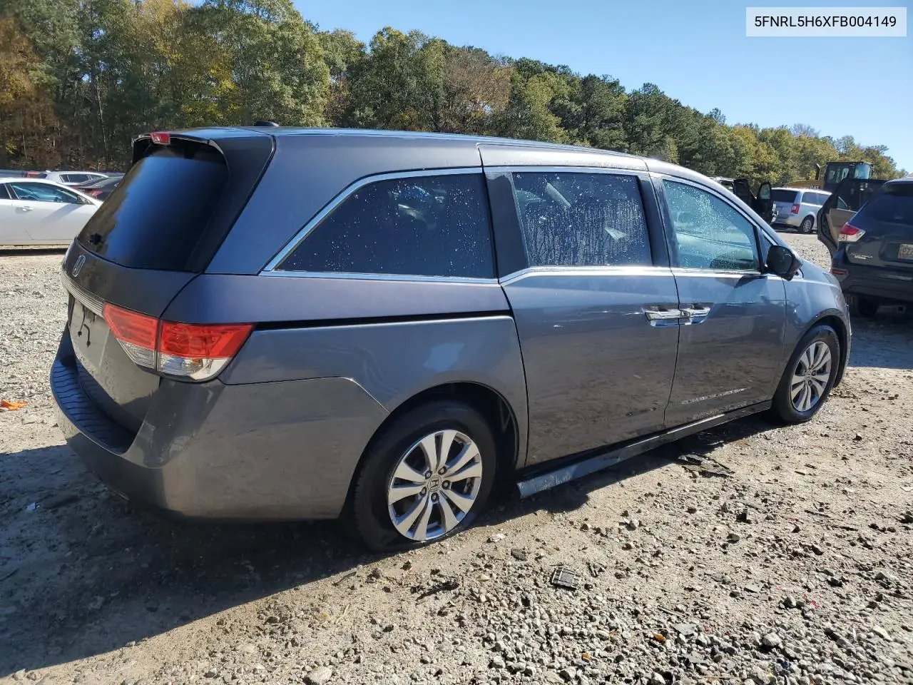 5FNRL5H6XFB004149 2015 Honda Odyssey Exl