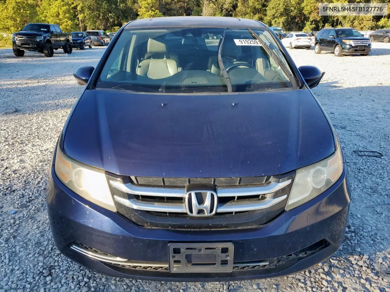 5FNRL5H65FB127776 2015 Honda Odyssey Exl