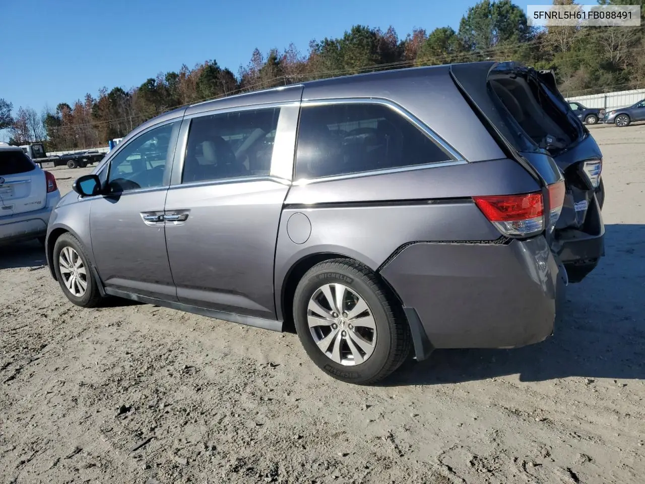 5FNRL5H61FB088491 2015 Honda Odyssey Exl