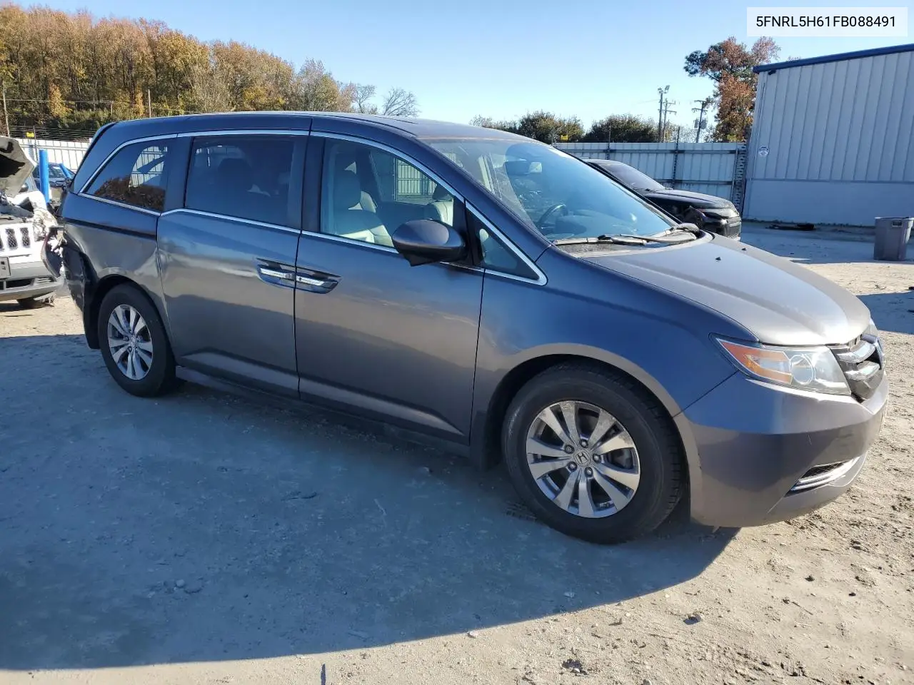 5FNRL5H61FB088491 2015 Honda Odyssey Exl
