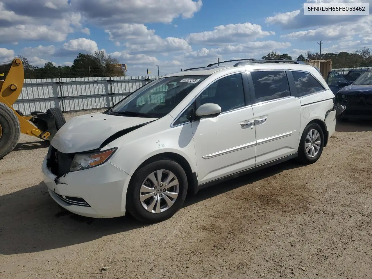 5FNRL5H66FB053462 2015 Honda Odyssey Exl